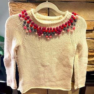 Garnet Hill girls sweater